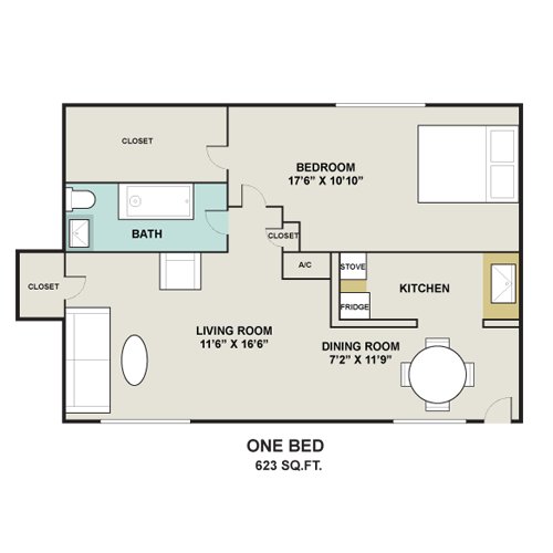 Plano de planta - City Line Apartments