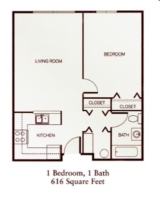 1HAB/1BA - Parkview at Randallstown, 62 yrs old & better