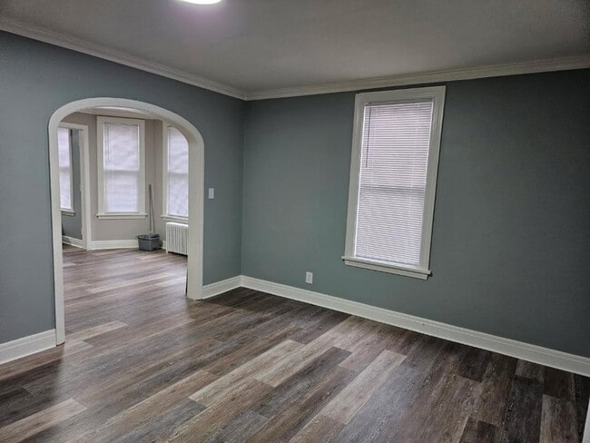Living room view into dining room - 11 Willow Ave