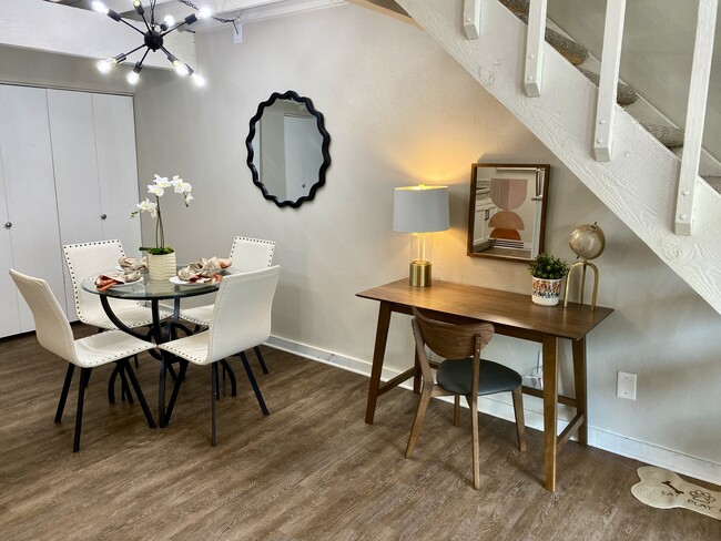 Dining Area - Upgraded Unit - 51 Ten Townhomes