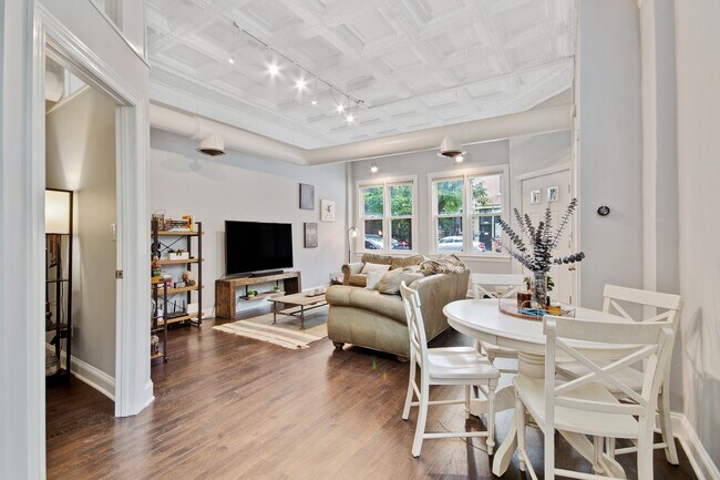 Light pours through east and south windows. - 2328 N Oakley Ave