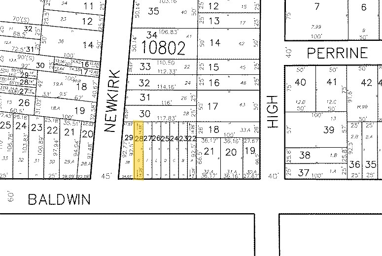 Plat Map - 169 Baldwin Ave