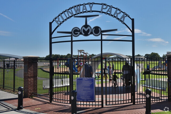 Runway park near offers a great spot to play while you wantch the planes in Greenville.