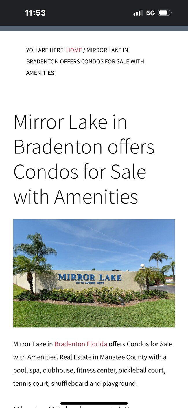 3804 59th Ave W Unit 4804 59th Ave W, Bradenton, FL 34210 Condo for