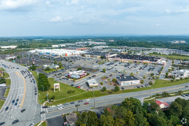 Route 211 in lined with shopping retail and restaurants in Middletown.