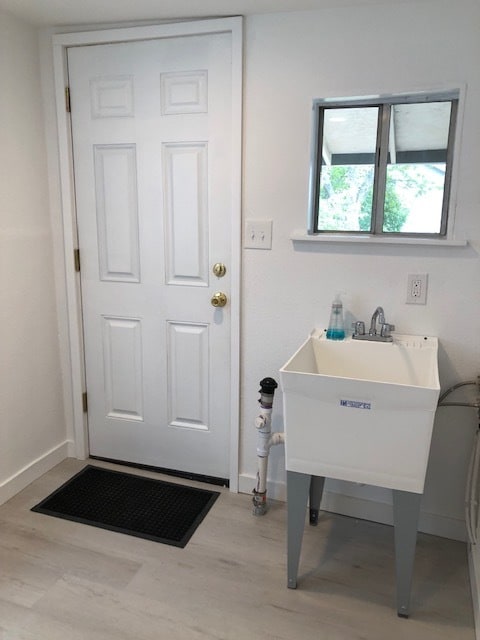 Laundry room off of dining room. Door to backyard - 12417 2nd Pl SW