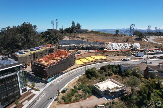 Construction Aug 2022 - The Courtyard Townhomes at Yerba Buena Island