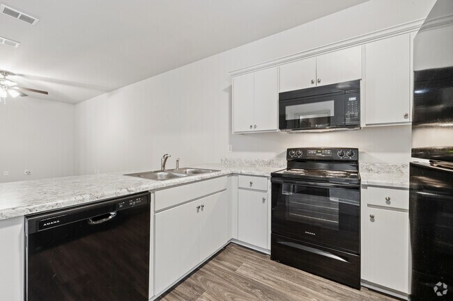 2 habitaciones, 2 baños - 900 pies cuadrados - Cocina - Springhill Apartments