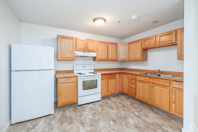 3BR, 1BA - 1,158SF - Kitchen - Montour Family Apartments