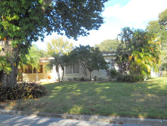 Partial view of front of property facing west - 729 Braidwood Ln