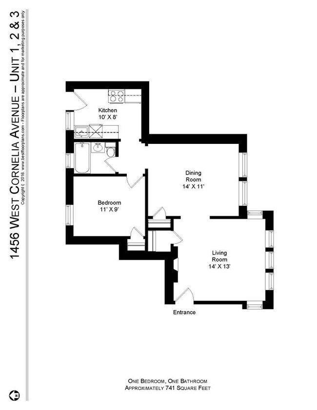 Foto del edificio - 1456 W Cornelia Ave