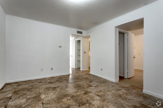 2BR, 1BA - 792SF - Living Room - Navasota Landing Apartments