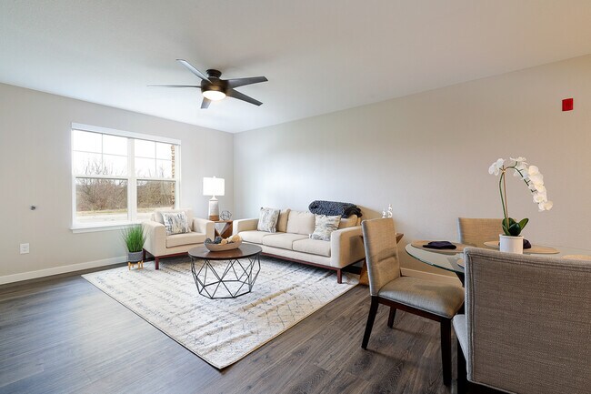 Sala de estar de Santa Fe - Horizon Trails Apartments