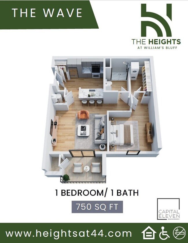 Interior Photo - The Heights at Williams Bluff