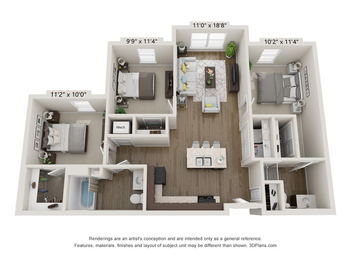 Plano de planta - Wooster Lofts