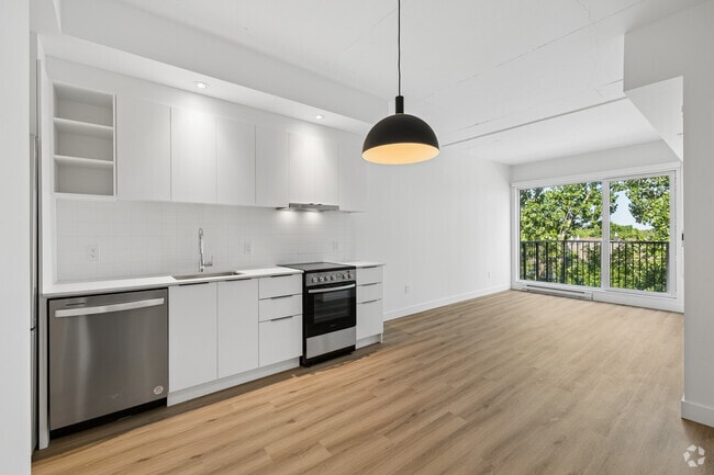 1BR, 1BA - 598SF - Kitchen - Mellem Grace Dart