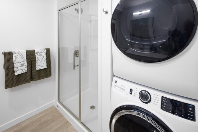 Studio Model Bathroom - McKinney Lane Apartments