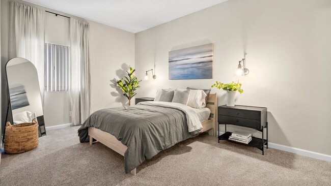 Step into your elegant master bedroom with spacious dimensions and ample closets, with select floor plans offering walk-in closets for added convenience. - Level 550