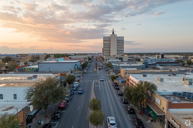 Skyline view of Downtown Odessa.