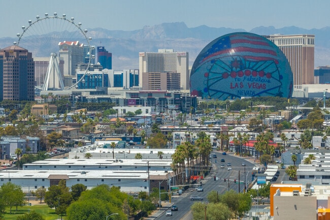 Paradise Palms is a midcentury modern neighborhood less than 3 miles from the Strip.
