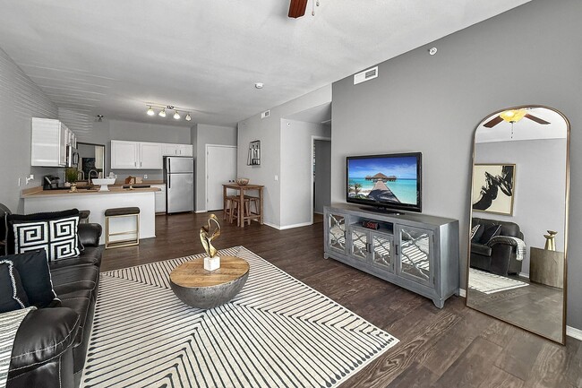 Open Concept Living Room and Kitchen - Fairways at Lincoln