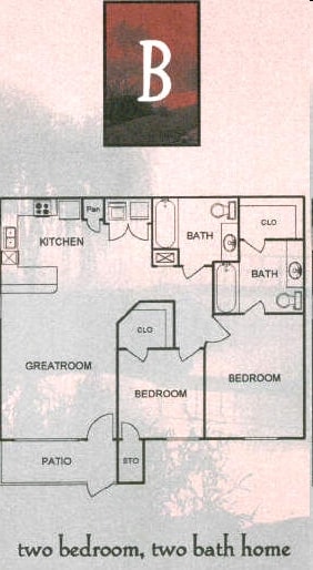 2BR/2BA - Fountains at Tidwell