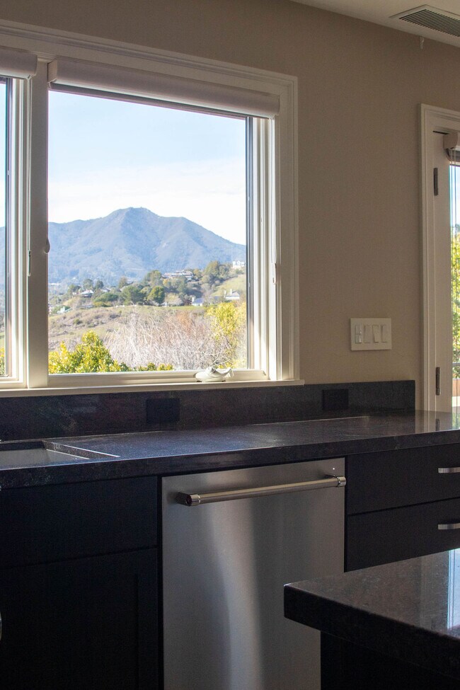 Custom Chef's Kitchen with views of mMt. Ta - 122 Longfellow Rd