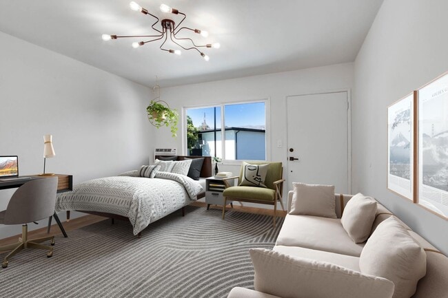 Building Photo - Newly renovated studio apartment with park...