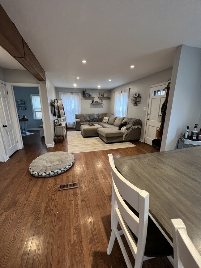Open concept living room, dining room & kitchen. Fully remodeled and updated - 7336 Tapper Ave