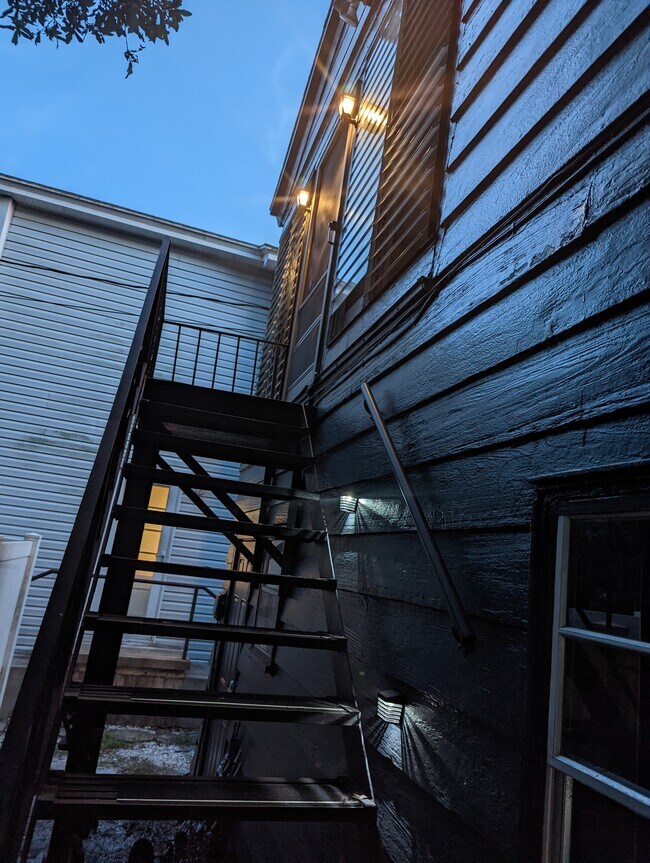 Entrance to Unit (Unit is on 2nd floor above garage) - 319 N Jefferson Ave