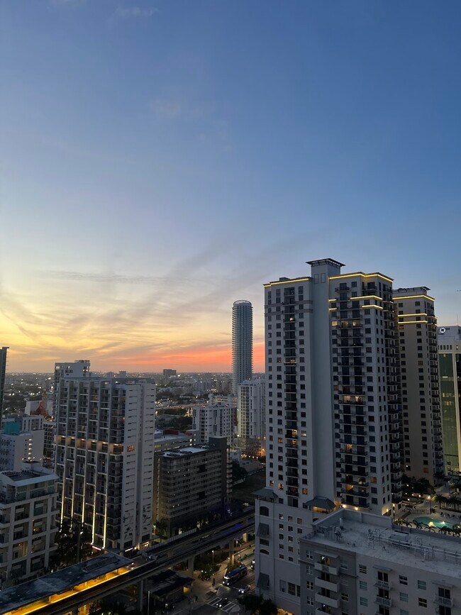 balcony view - 1111 SW 1st Ave