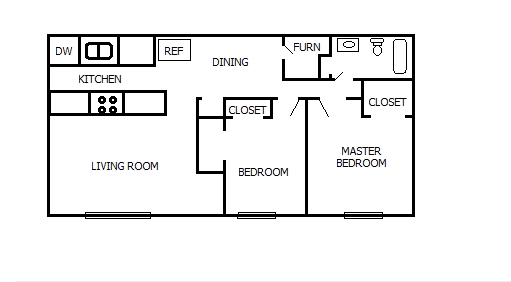 2HAB/1BA - North Park Apartments