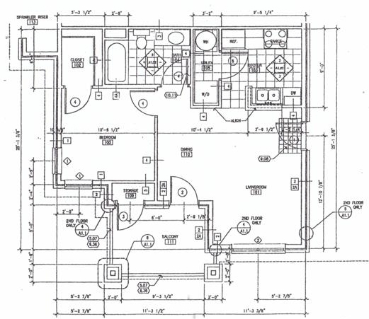 Plano de planta - 1 habitación - 2885 W Battlefield Rd