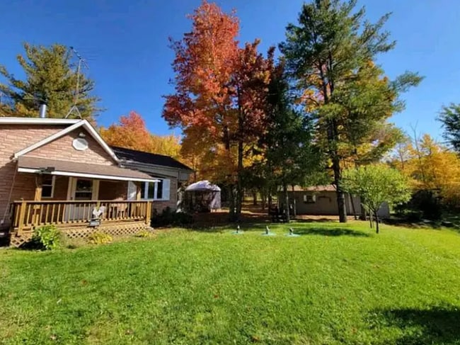 Front of house in Autumn - 172 Toles Hollow Rd