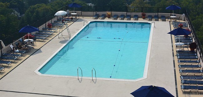 Swimming pool on roof - 4515 Willard Ave