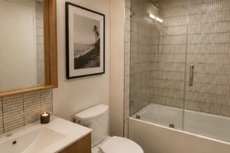 Unit 207 Concrete floors Bathroom - Hive Barrington