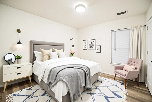 Primary Bedroom (AI Staged) - 127 S 8th St