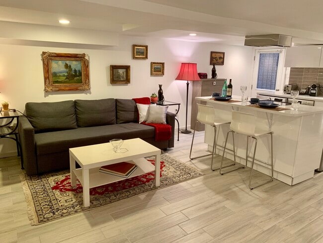 Living Area - 1612 3rd St NW Apartments