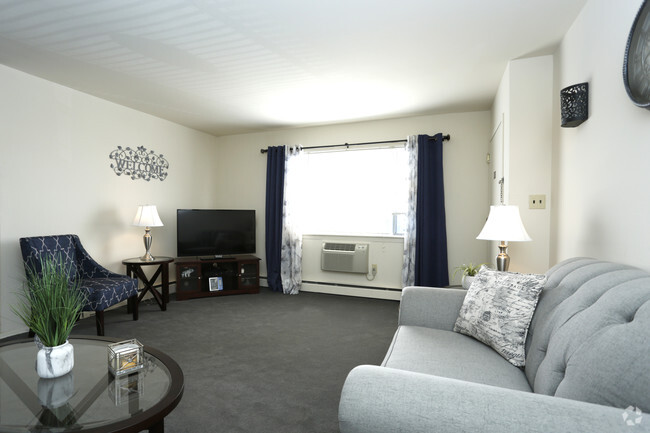 One Bedroom (Leasing Office) - Living Room - Skytop Gardens