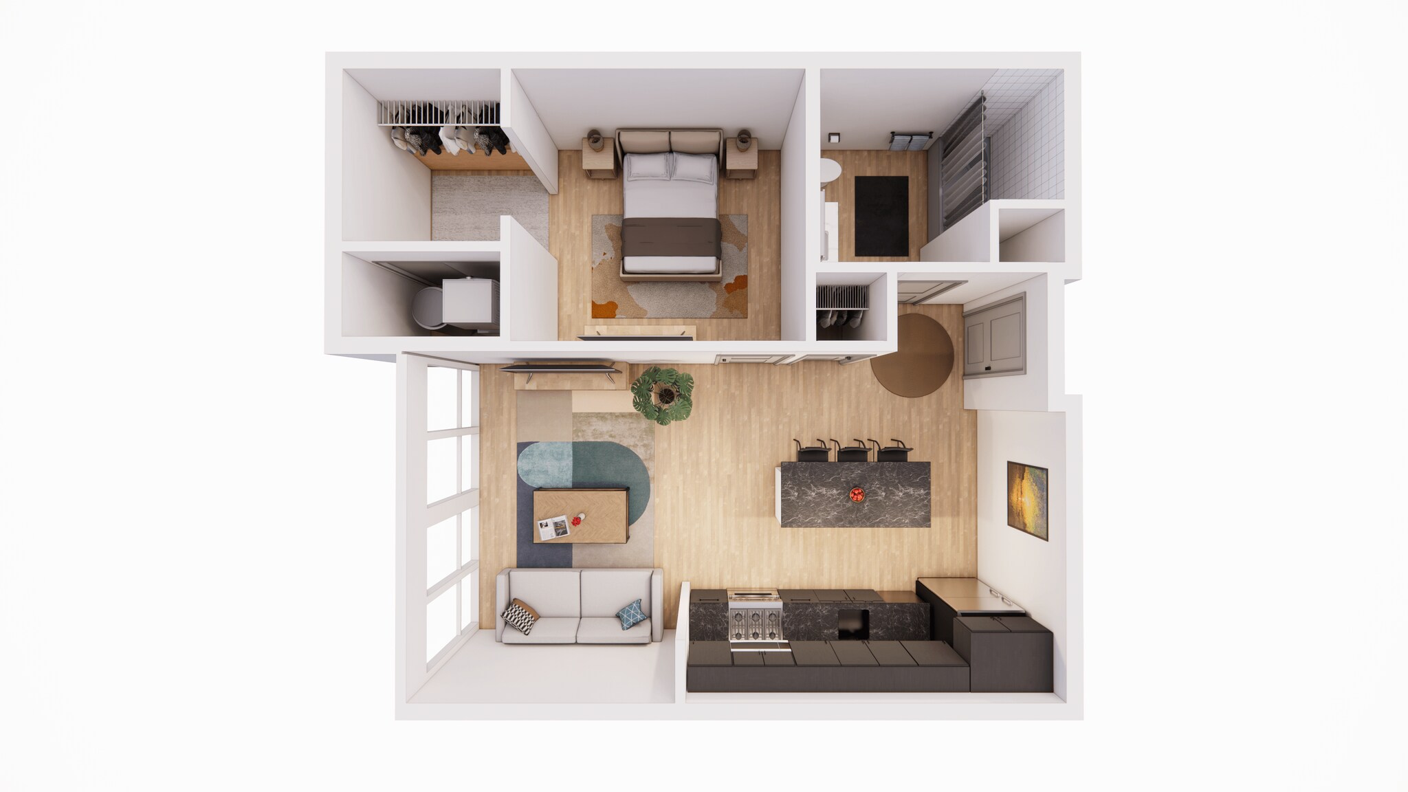 The Park – 1 Bed 1 Bath J