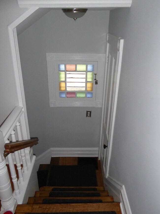 Stained glass window - 56 Madison St