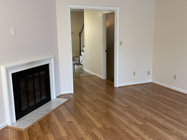 fireplace in family room - 5724 Coach Gate Wynde