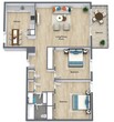 2 Bedroom | 1 Bathroom D