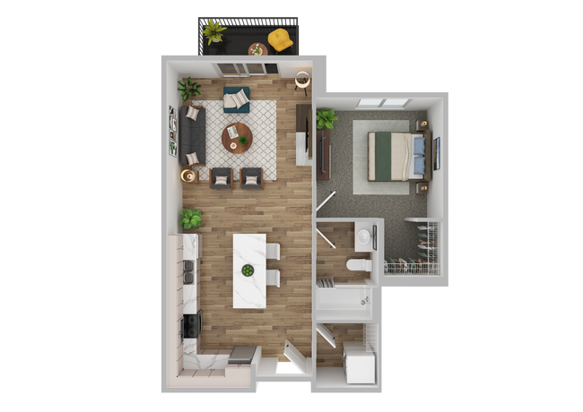 Plano de planta - Park and 3rd Lofts