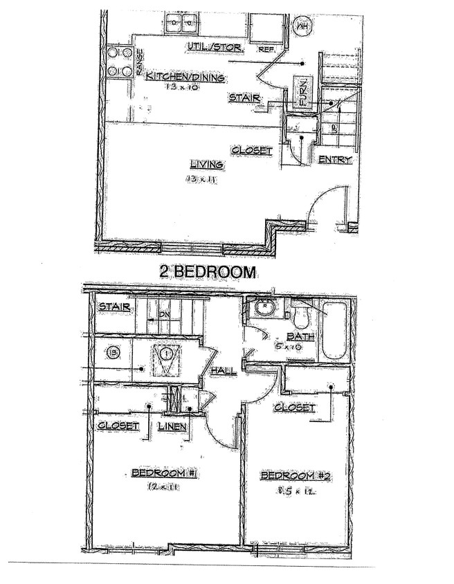 2BR/1BA - East Pointe Townhomes