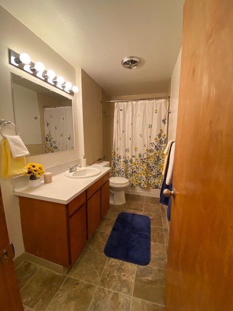 Baño de 1x1 - Driftwood Terrace Apartments