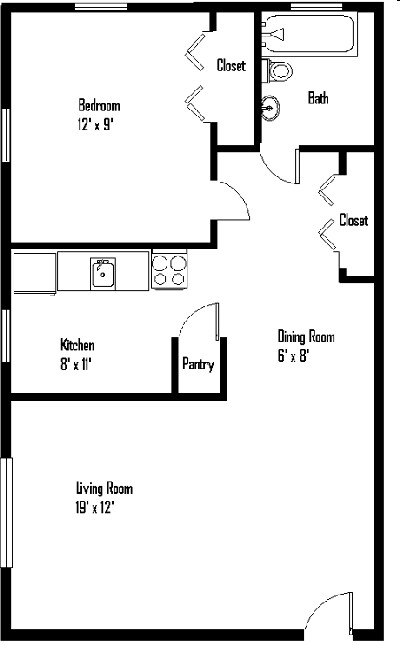 Hallwood Manor Apartments – 1 Bedroom + Den