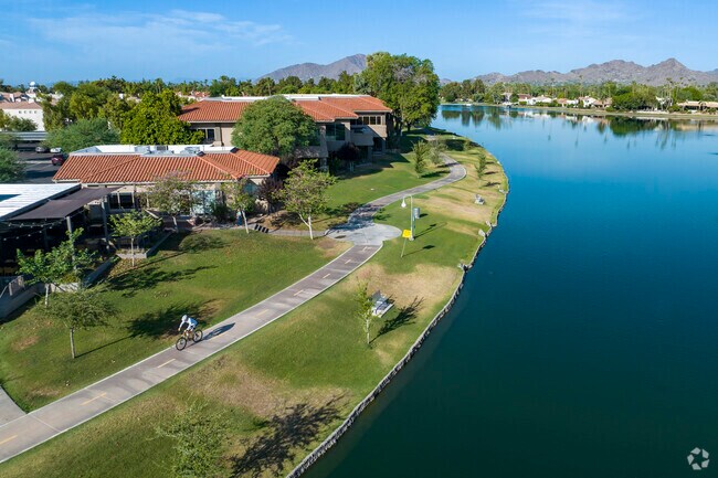 Getting out for a bike ride or a lakeside walk is easy when living in McCormick Ranch.