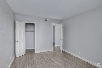 2BR, 1BA - 840SF - Primary Bedroom - Radius Apartments