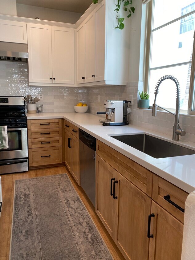 Dishwasher and custom farm style sink - 1744 Grand Ave